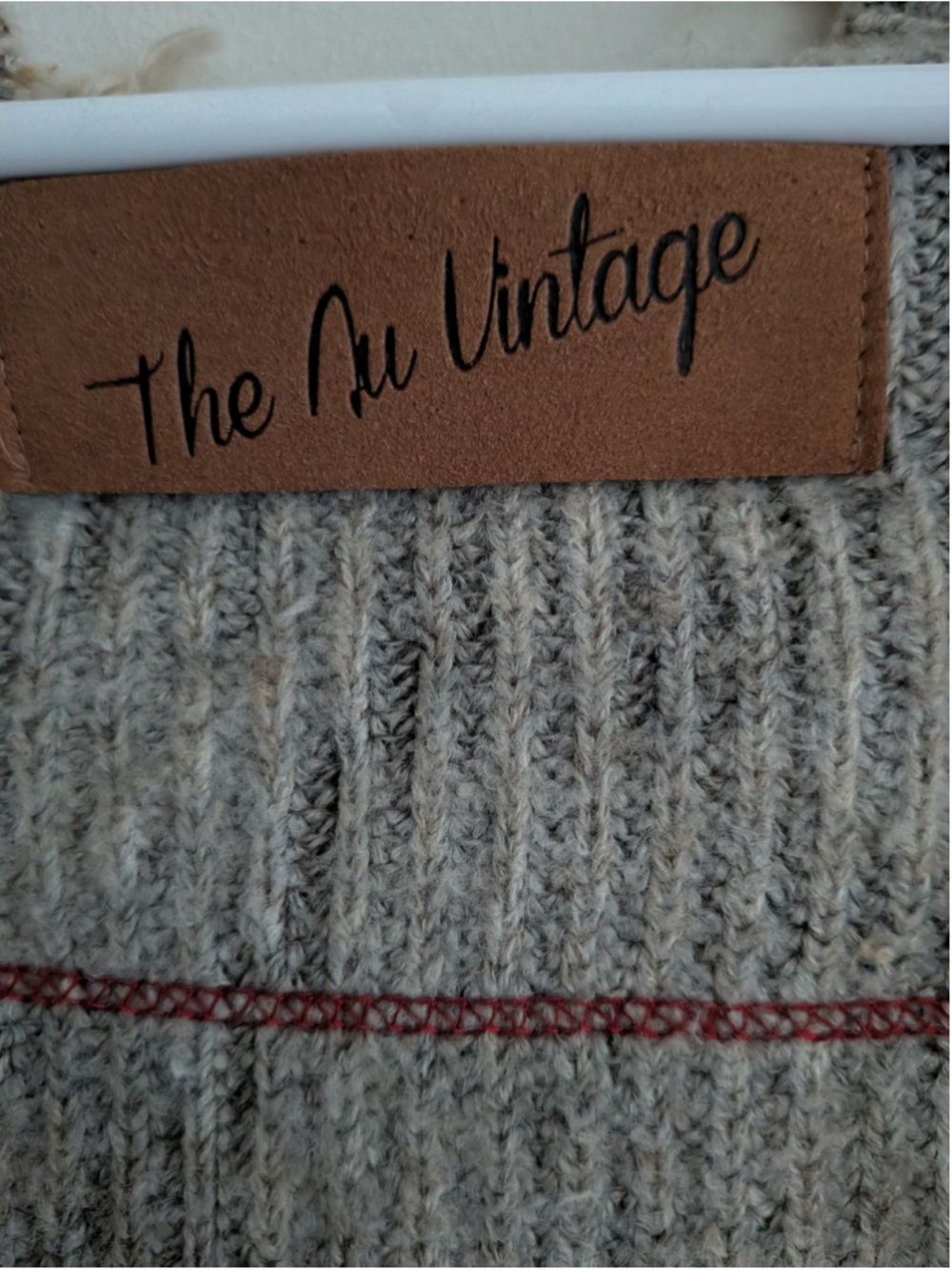 The Nu Vintage Distressed Hooded Cardigan M Skull Roses Y2K Grunge Made USA - Picture 6 of 7